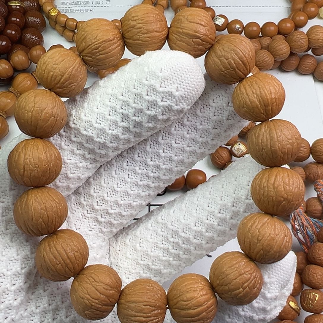 手串猴头核桃16三维同尺凤羽