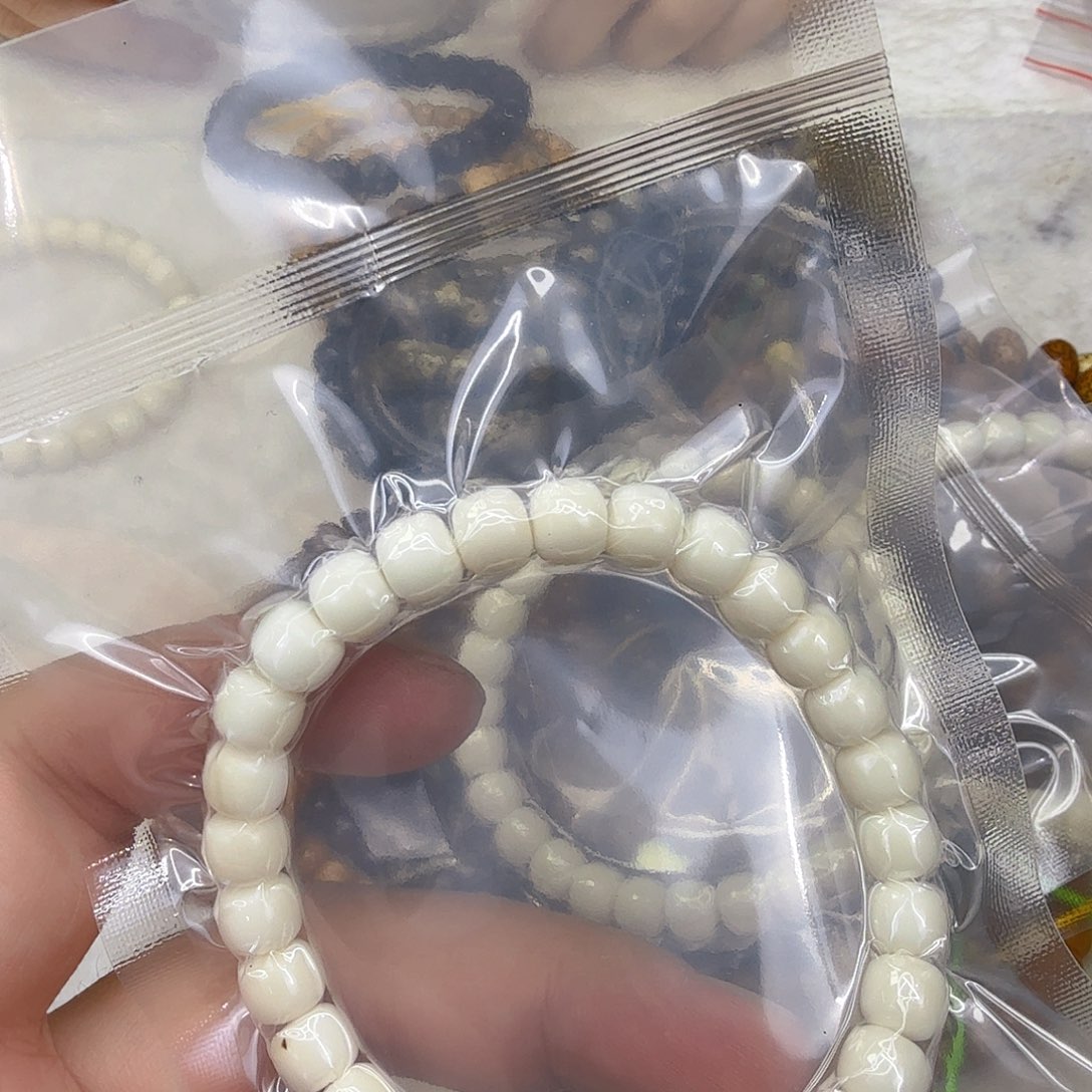 星月菩提手串18白菩提单圈8×7