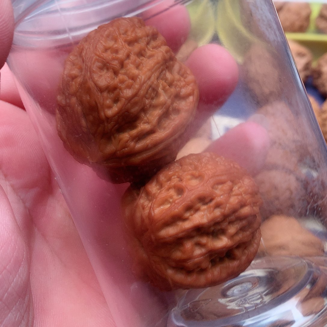 文玩核桃把件锣*刘福利