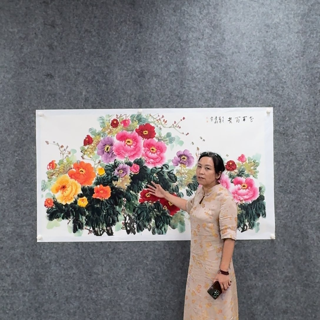 国画国画LQL国画作品