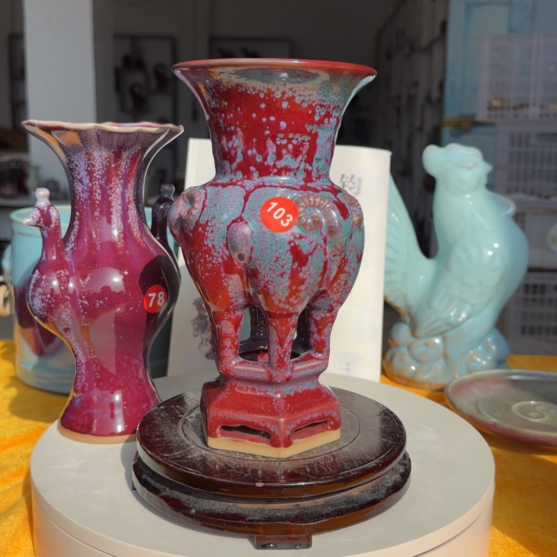 摆件陶郑家钧瓷摆件