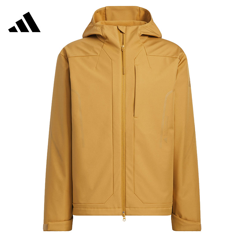 adidas阿迪达斯男子TH SOFTSHELL JK流光风梭织连帽外套JZ1154