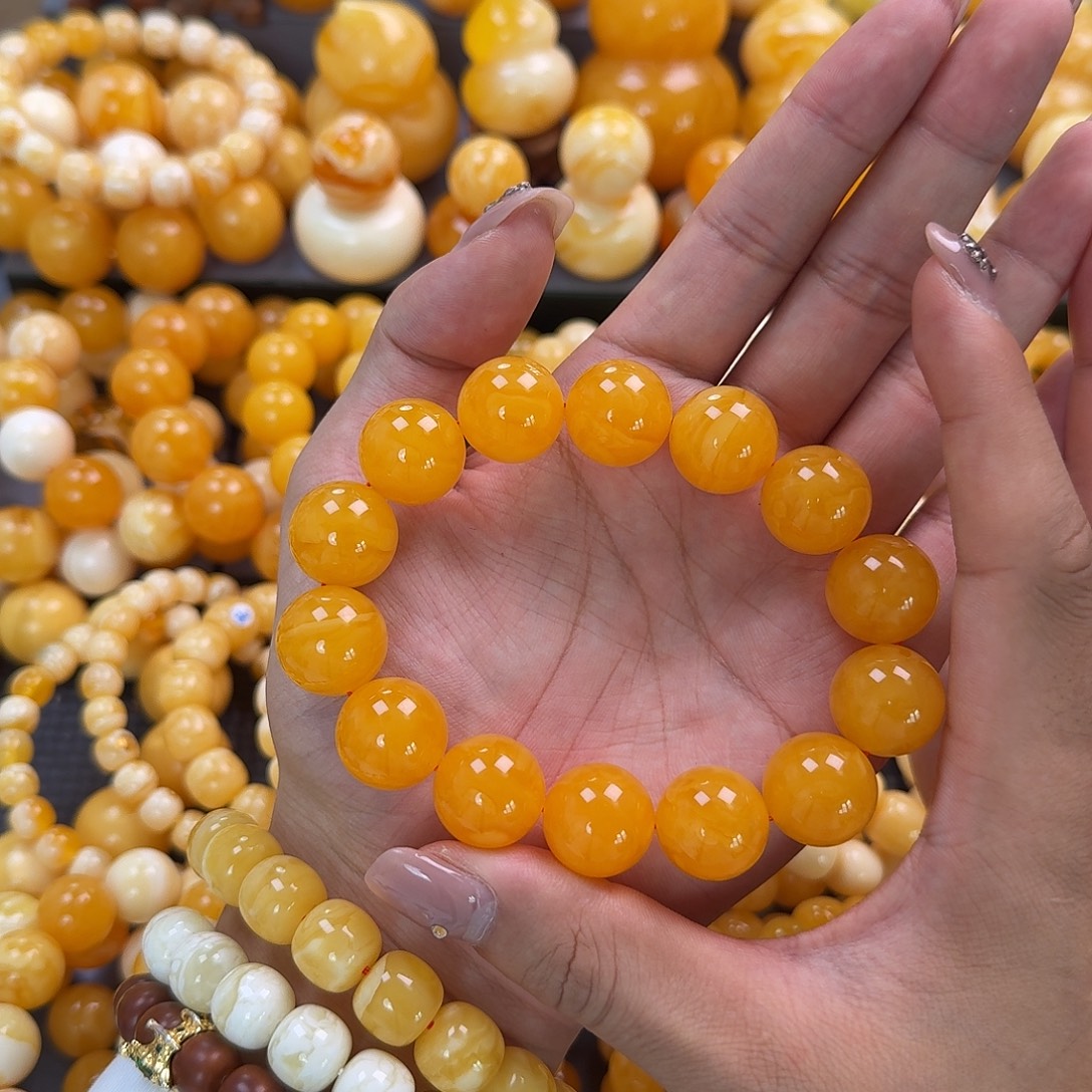 蜜蜡未镶嵌珠宝奇石同料17mm