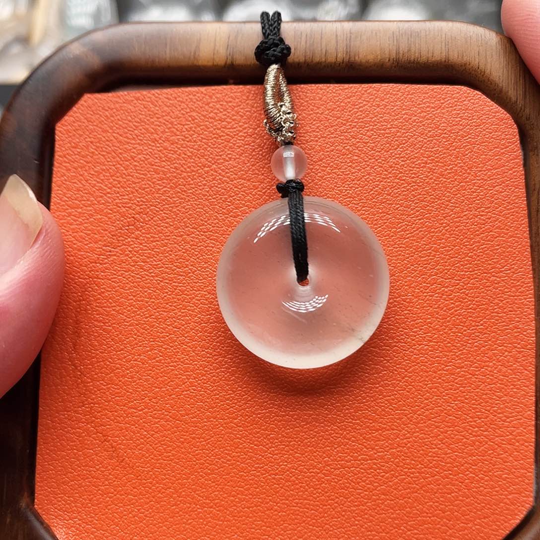 石英质玉未镶嵌吊坠(不含链)