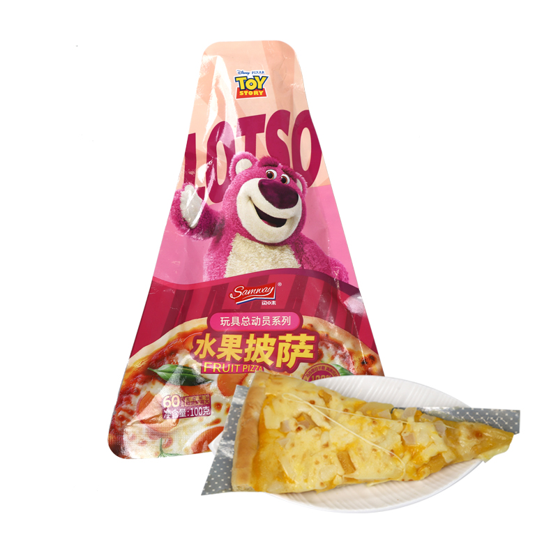 闪味疯狂动物城系列水果披萨100g/袋