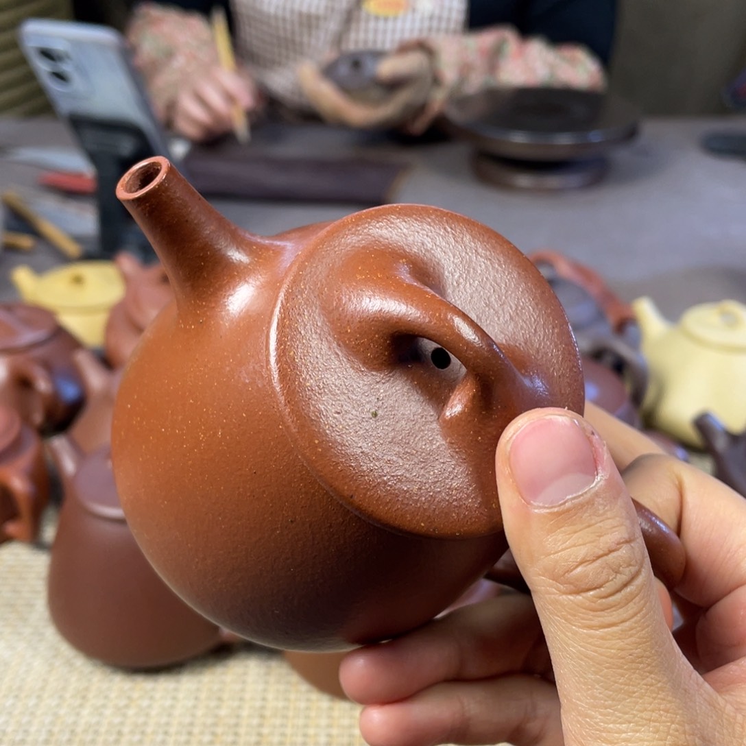 紫砂茶壶天*宜兴紫砂