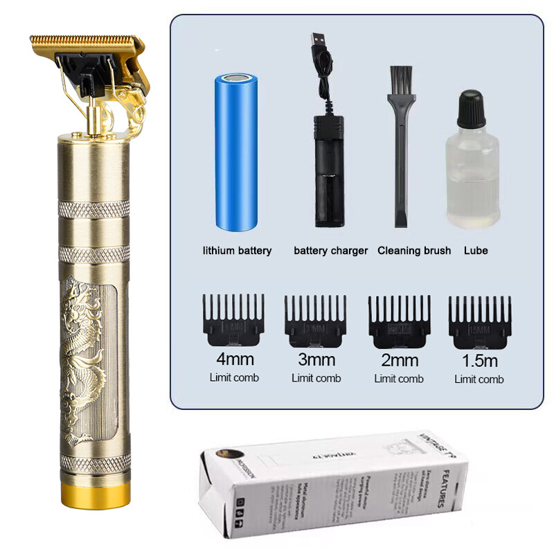 【工厂直发】金色长龙电推子电动理发器便携剃头理发器