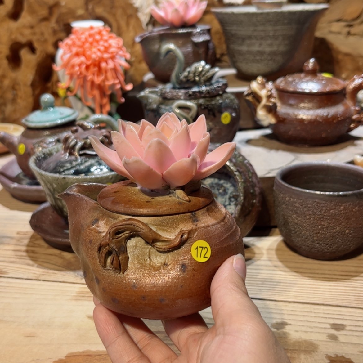 【闪购商品】柴烧茶具手工宝瓶172