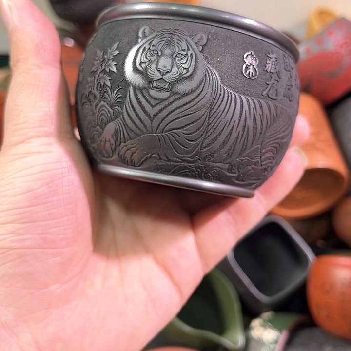 茶杯紫砂全手工紫砂主人杯