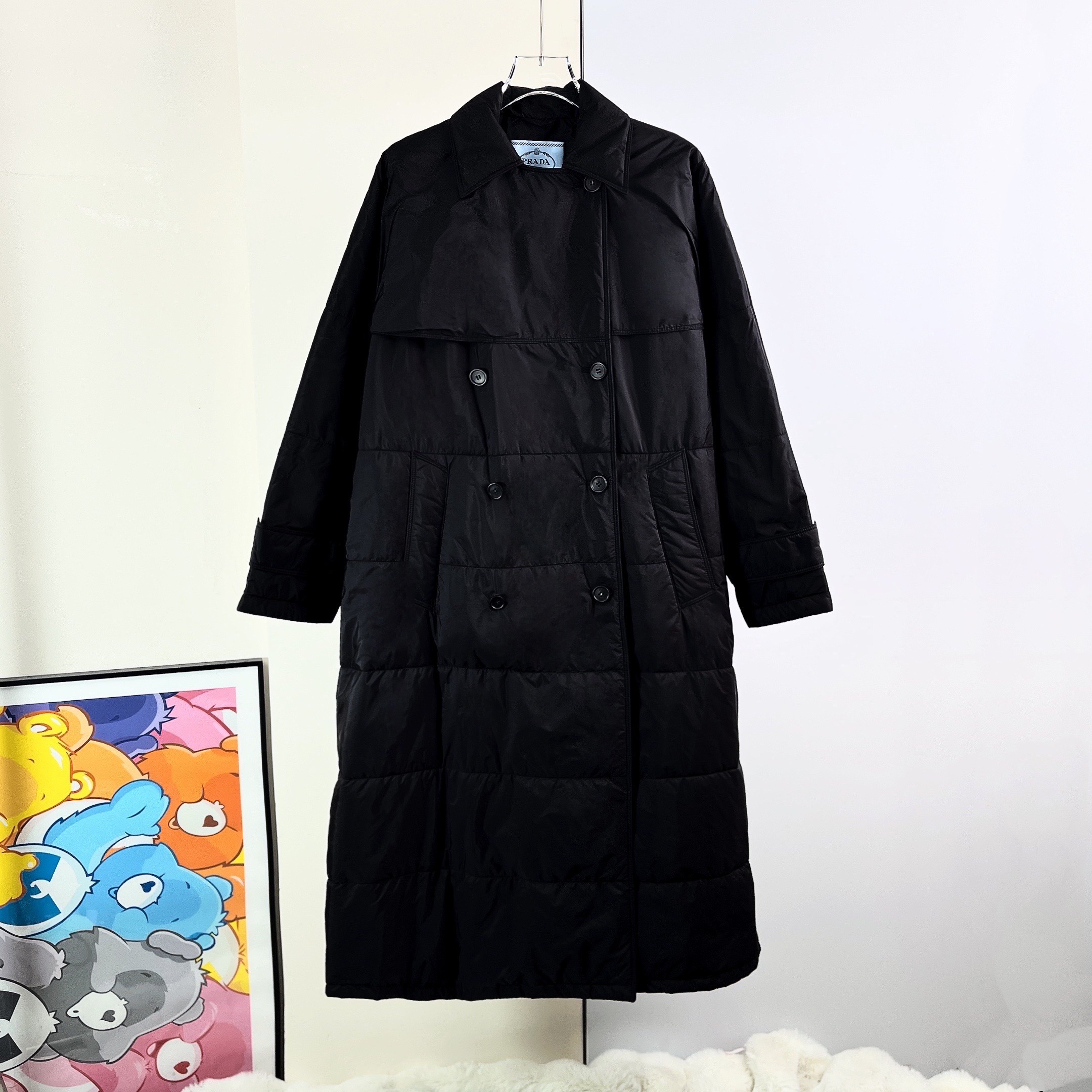 95新 Prada/普拉达 棉服风衣外套 /38码/TT1170