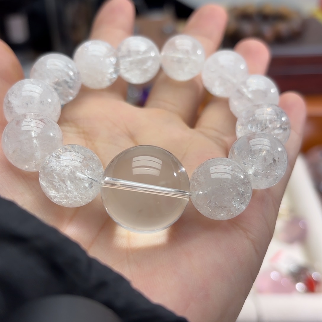 未镶嵌手链水晶白阿塞