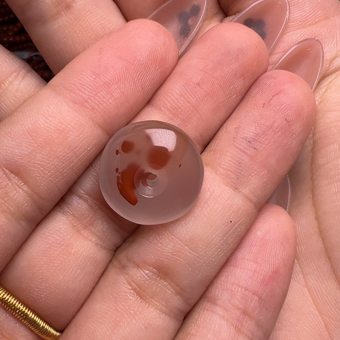 手链未镶嵌南红玛瑙平安扣飘花