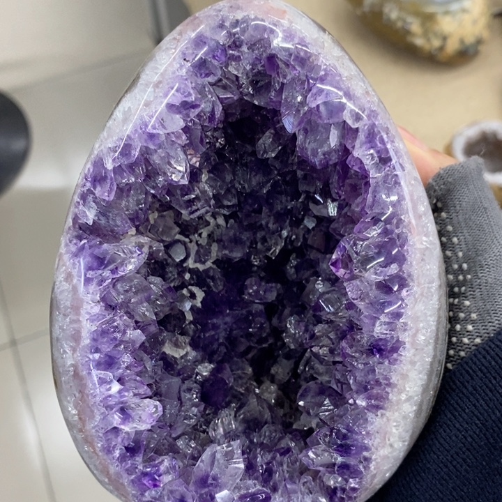 紫晶珠宝半成品未镶嵌