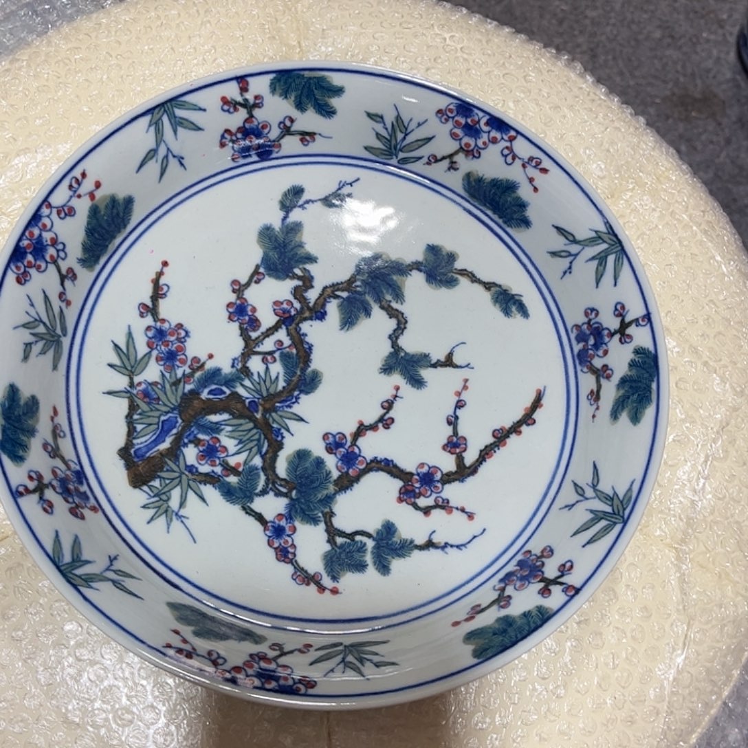 老***途景德镇高温陶瓷盘子