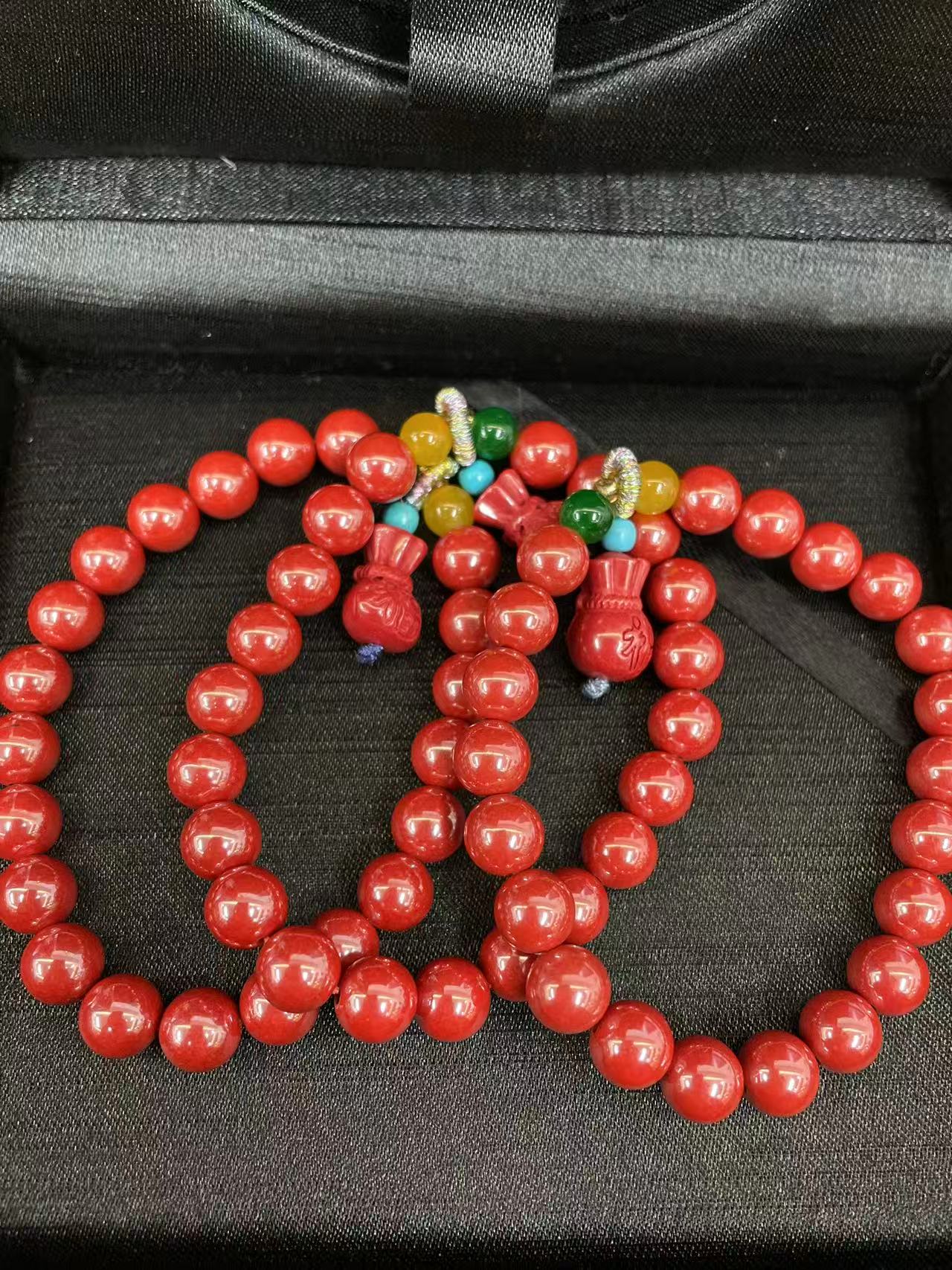 含辰砂工艺品帝王砂福袋手串8m（多样性一件发货）