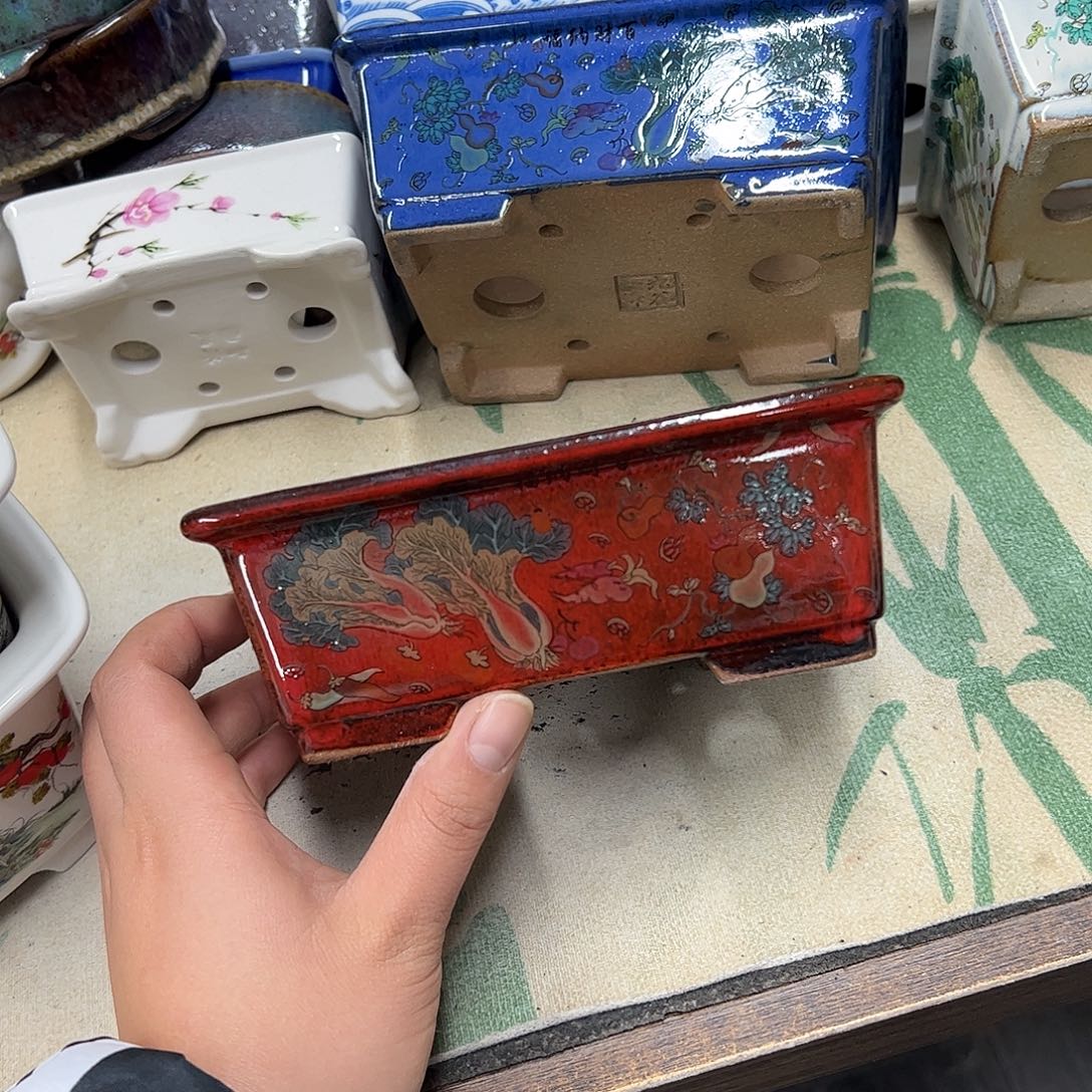 紫砂花盆230号瑕疵15/12/5cm