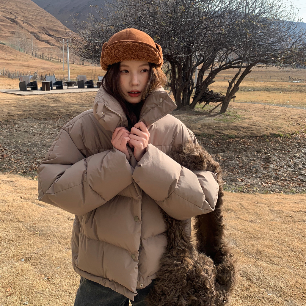 THESE DAY /简约奶茶保暖羽绒外套(No退No换）