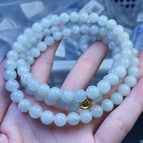 未镶嵌定制翡翠珠链