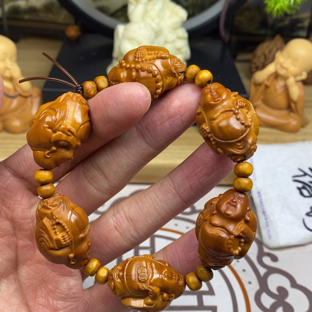 橄榄核手串/手链橄榄核雕工艺手串