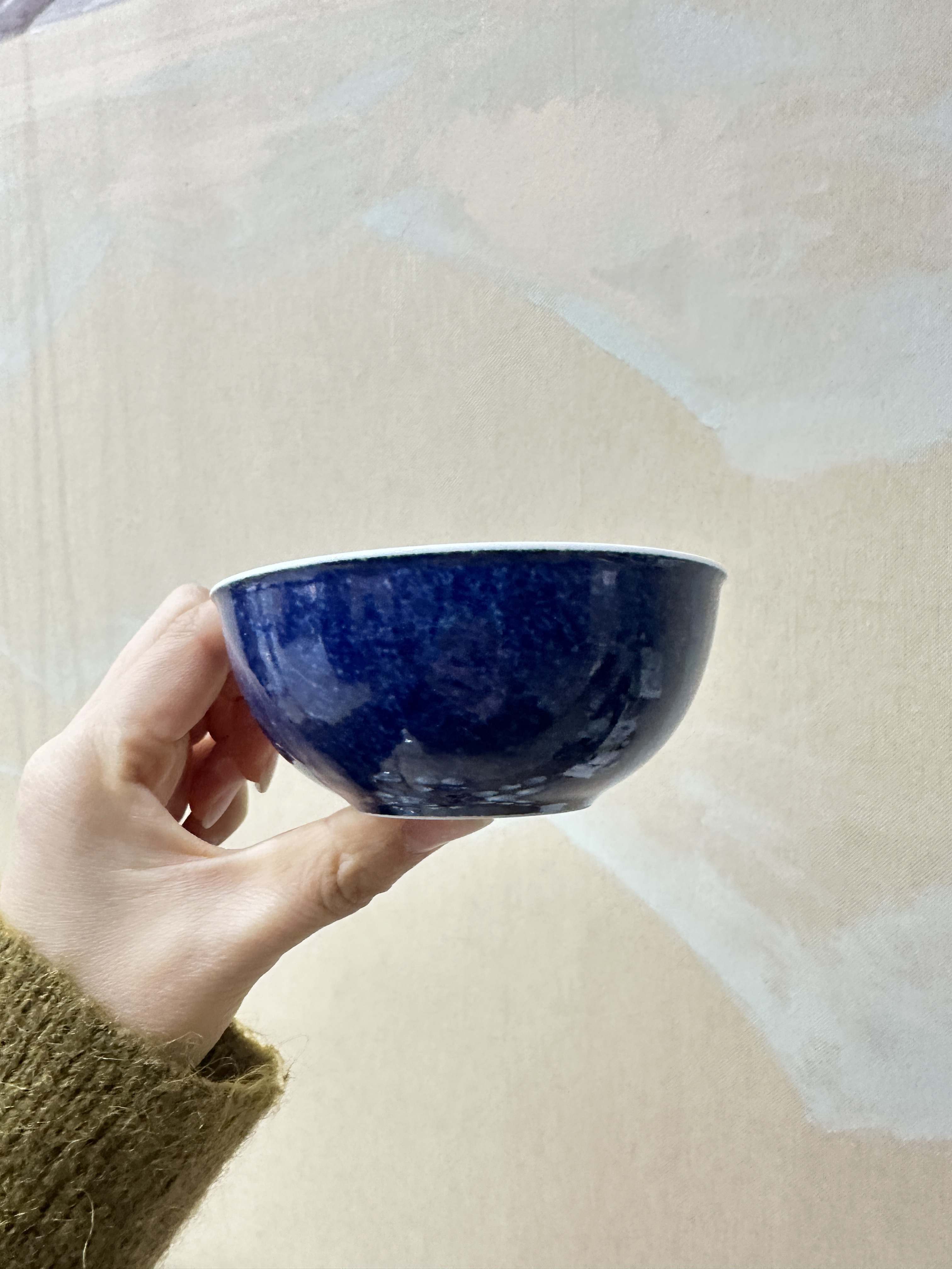 撒蓝鱼藻纹普洱杯（福利款）