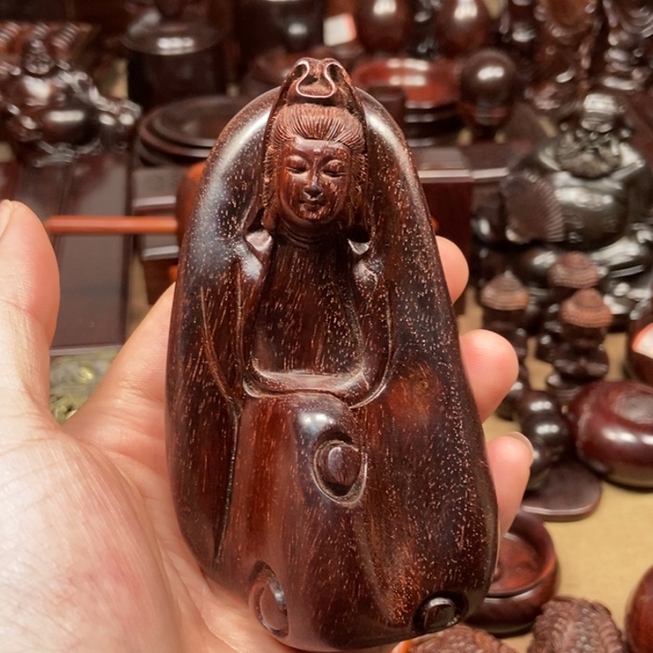 七***仔檀香紫檀（小叶紫檀）印度小叶紫檀144.3克