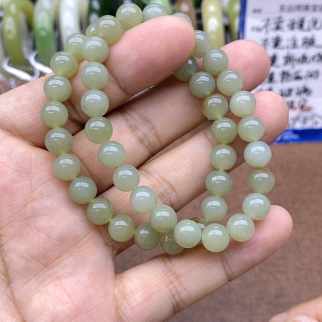 手串未镶嵌和田玉卡8