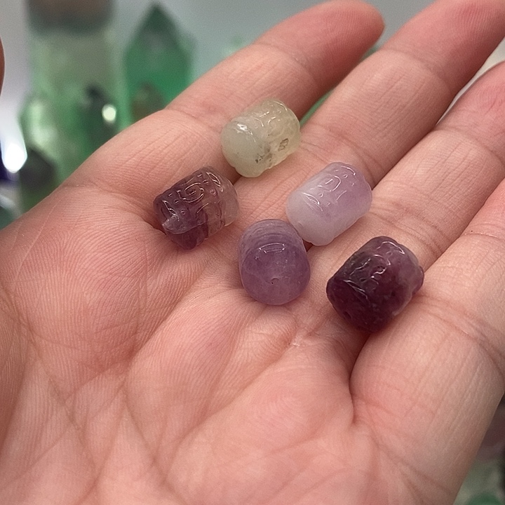 萤石天然萤石有瑕未镶嵌天然萤石有瑕