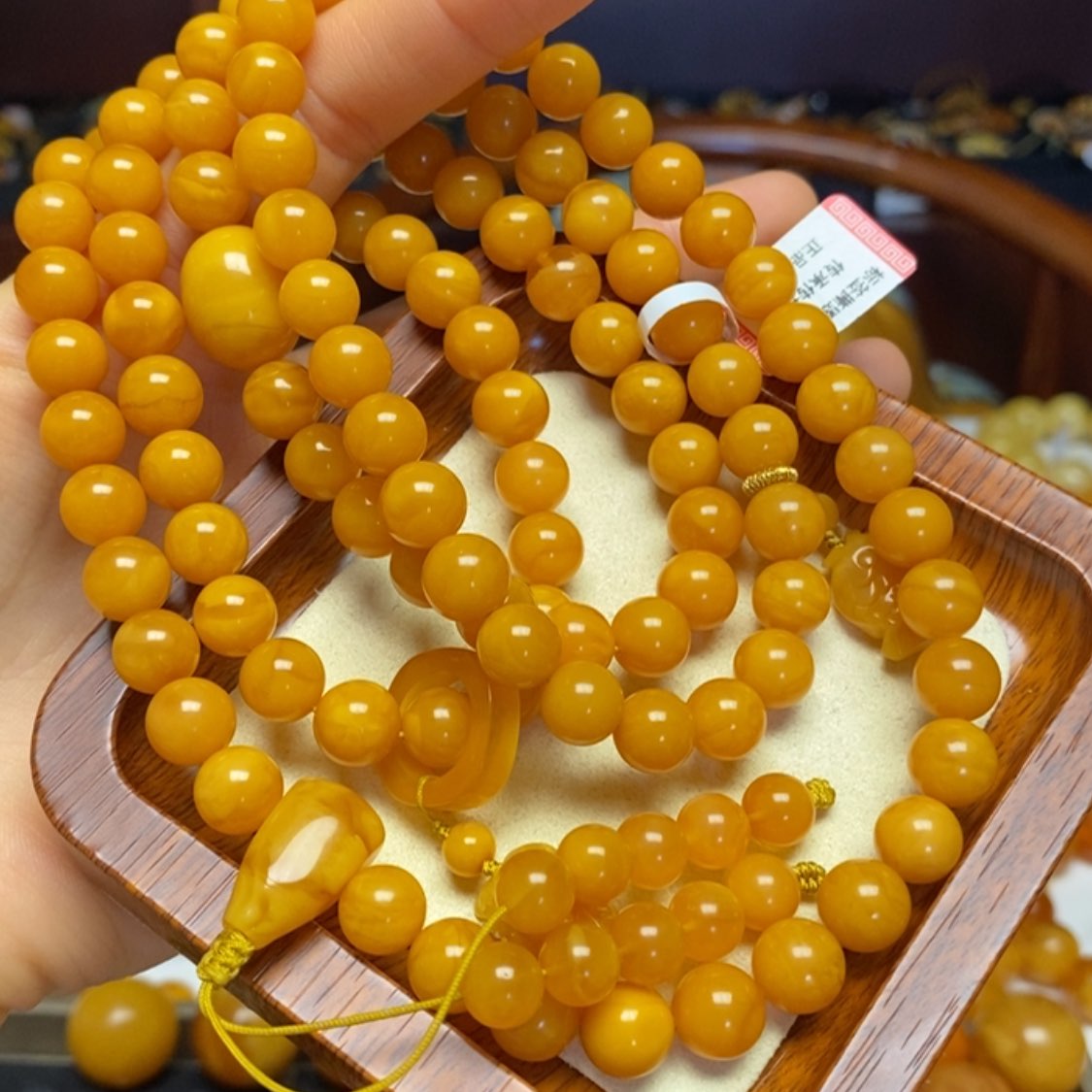 【闪购商品】蜜蜡手链未镶嵌手串