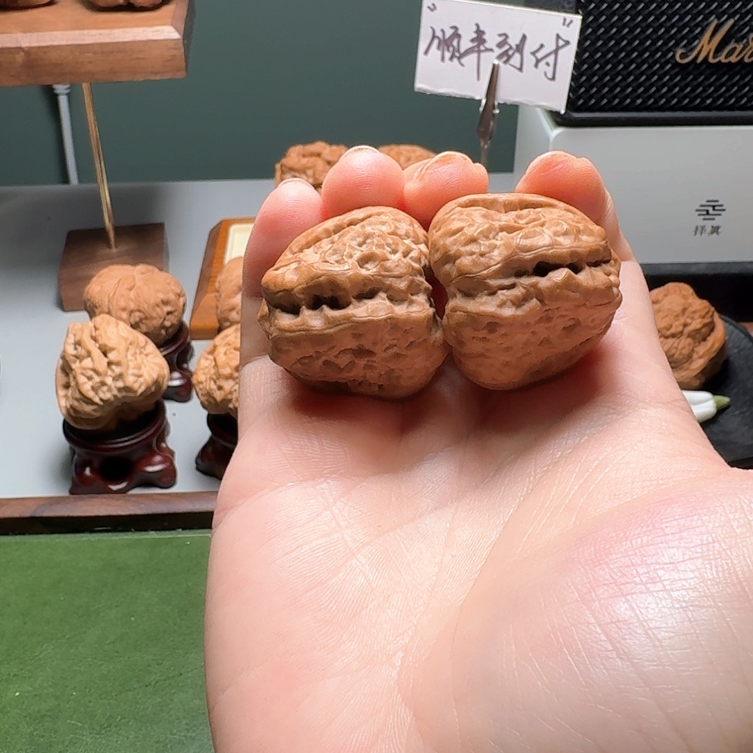 ༺***༻文玩核桃吊坠择真严选35延庆S级