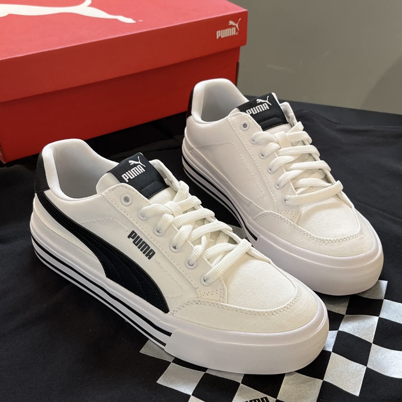 【滔搏联动】Puma彪马Court Classic VulcFS双旦礼休闲鞋39635302