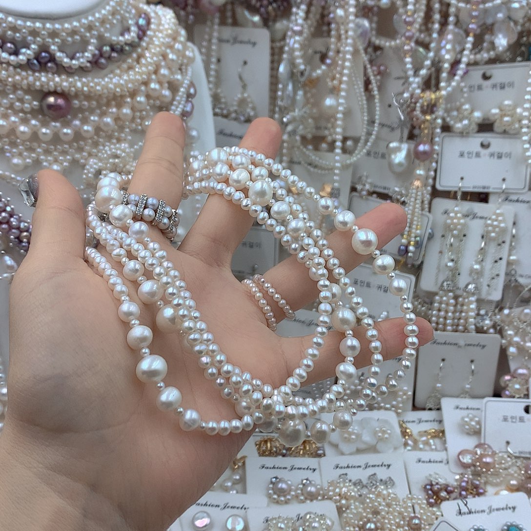 红***瑚淡水珍珠耳饰银S925镶嵌