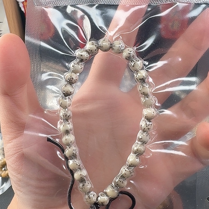 星月菩提手串糯冰圆珠7mm