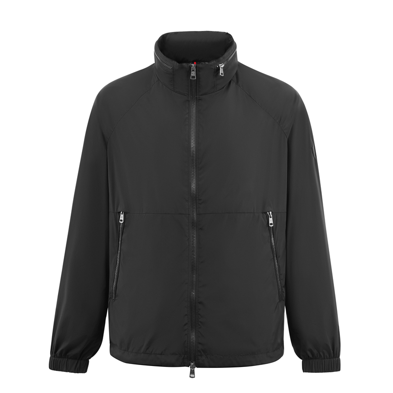 MONCIFB男士黑色连帽冲锋衣