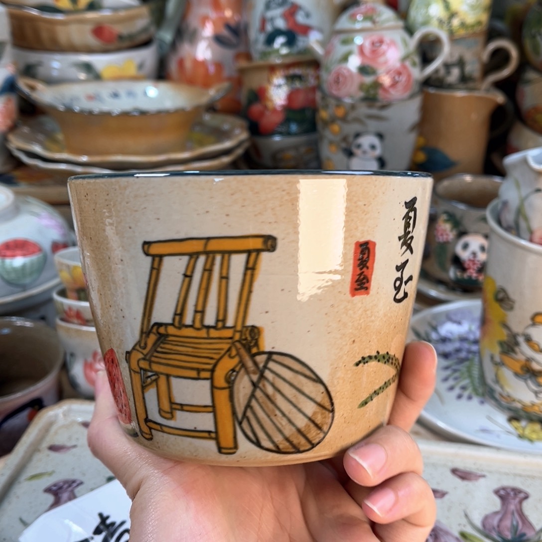 景德镇手工手绘杯