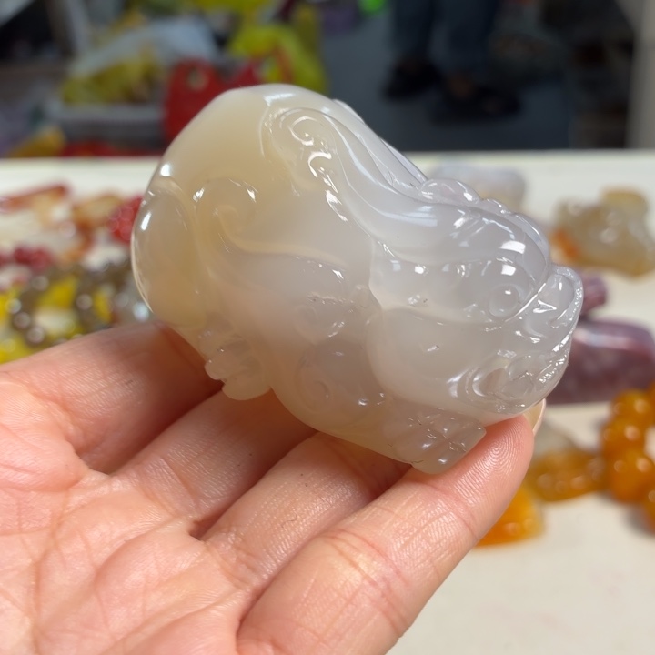 玛瑙/玉髓未镶嵌吊坠(不含链)