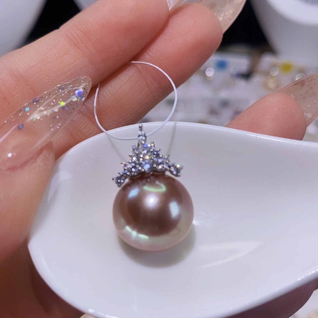 淡水珍珠颈饰合金