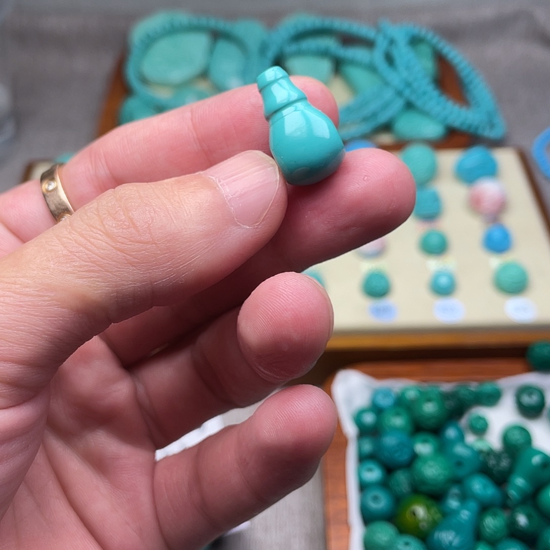 手工雕刻配饰配珠手串尺寸11