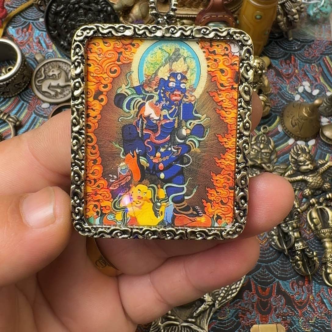 阿***狸藏式风格九宫八卦牌