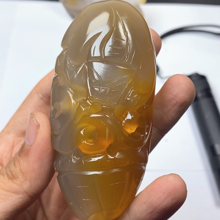 玛瑙/玉髓吊坠未镶嵌收***者