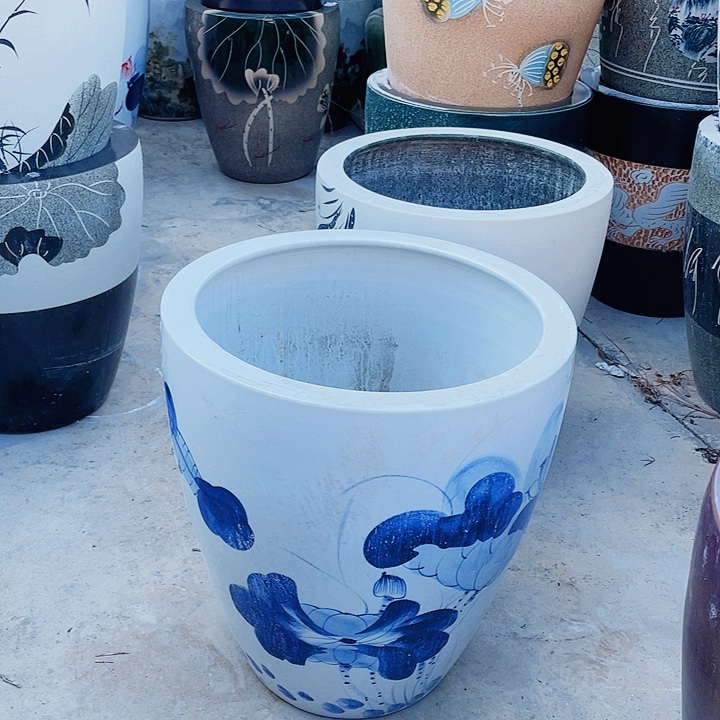 陶景德镇陶瓷鱼缸