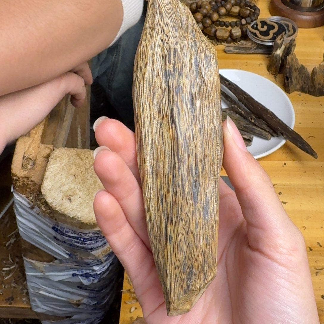 沉香沉香碎屑白棋品种块料32克