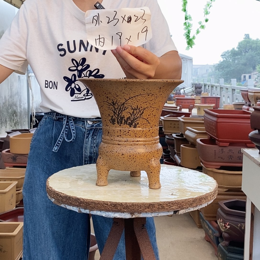 紫砂花盆紫砂花盆