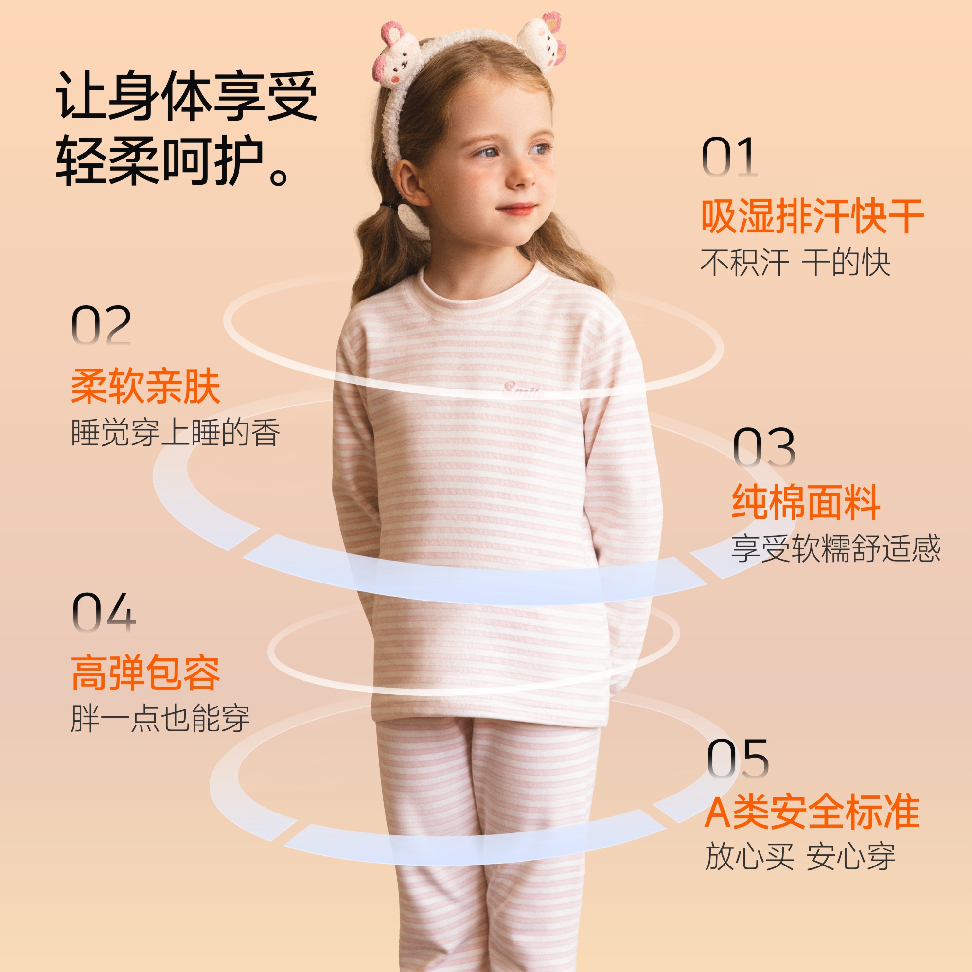 猫人绒儿童秋衣秋裤套装纯棉加厚宝宝男童女童棉毛衫保暖内衣套装
