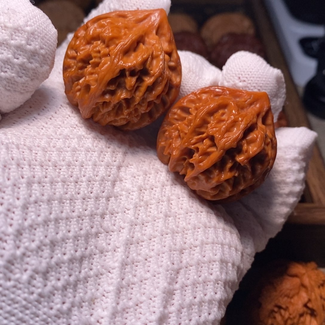 文玩核桃把件38尺原树曹大龙