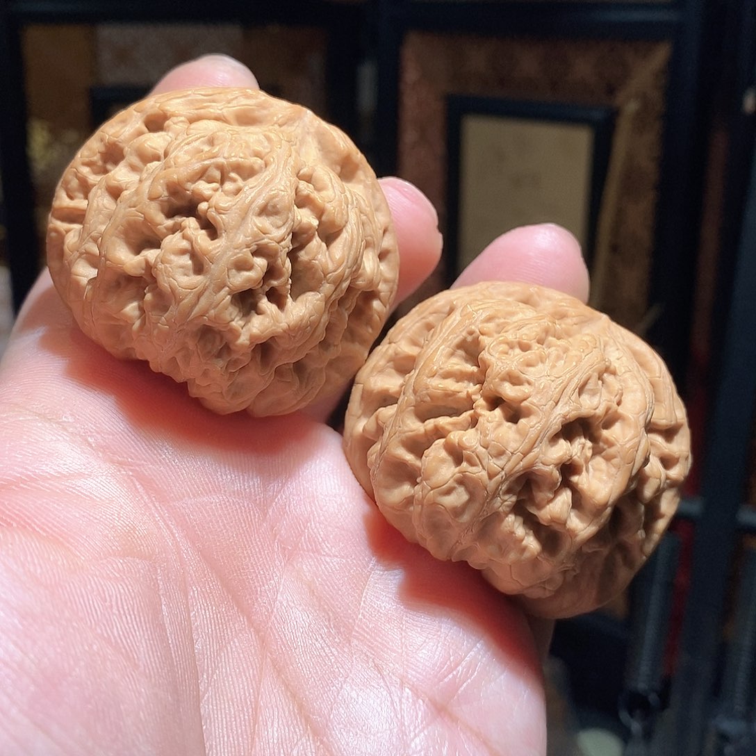 文玩核桃把件-****?46大粗筋全品