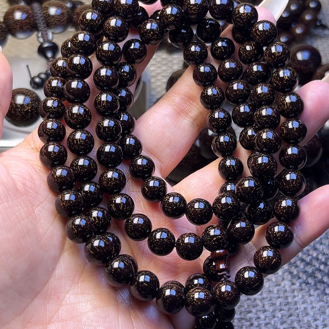 檀香紫檀（小叶紫檀）0.8 108颗满星