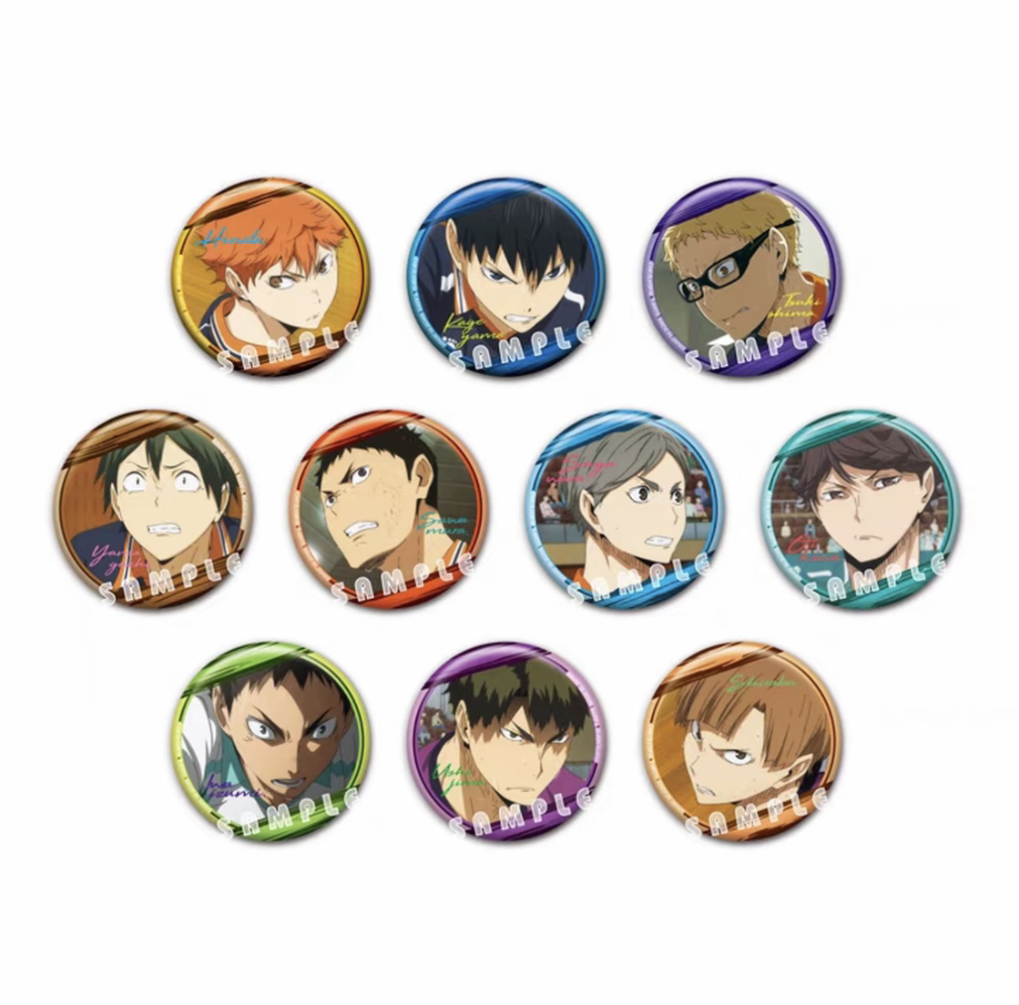 大清仓 【正版日谷】排球少年 情热2 吧唧徽章