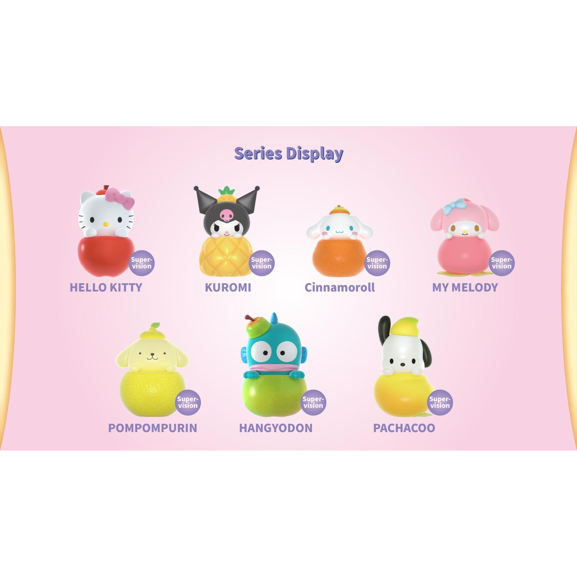 【拆包】【X】《三丽鸥》水果夹心系列拼装手办盲盒（代拆）