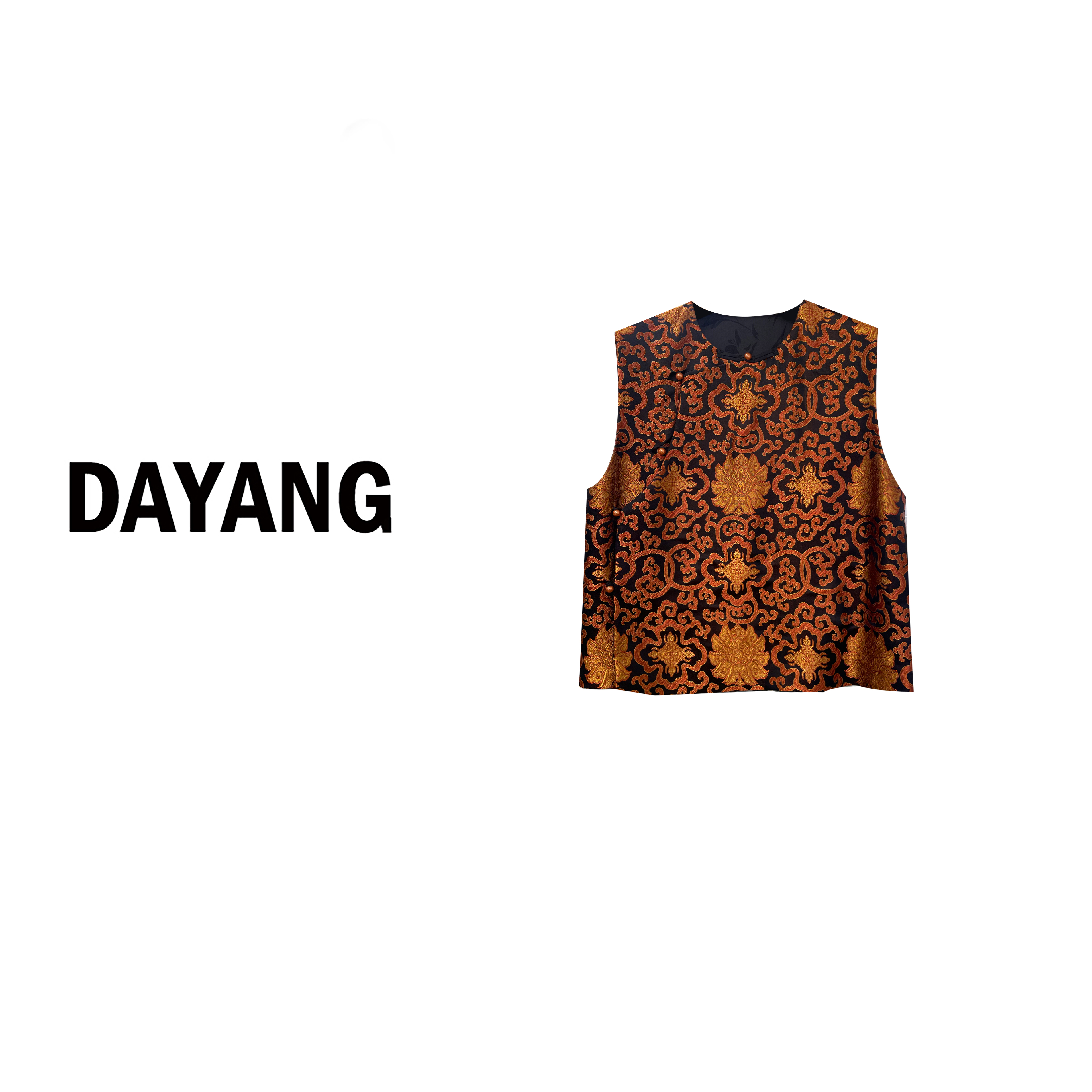 【DAYANG】Back to 90复古老钱风四季百搭马甲