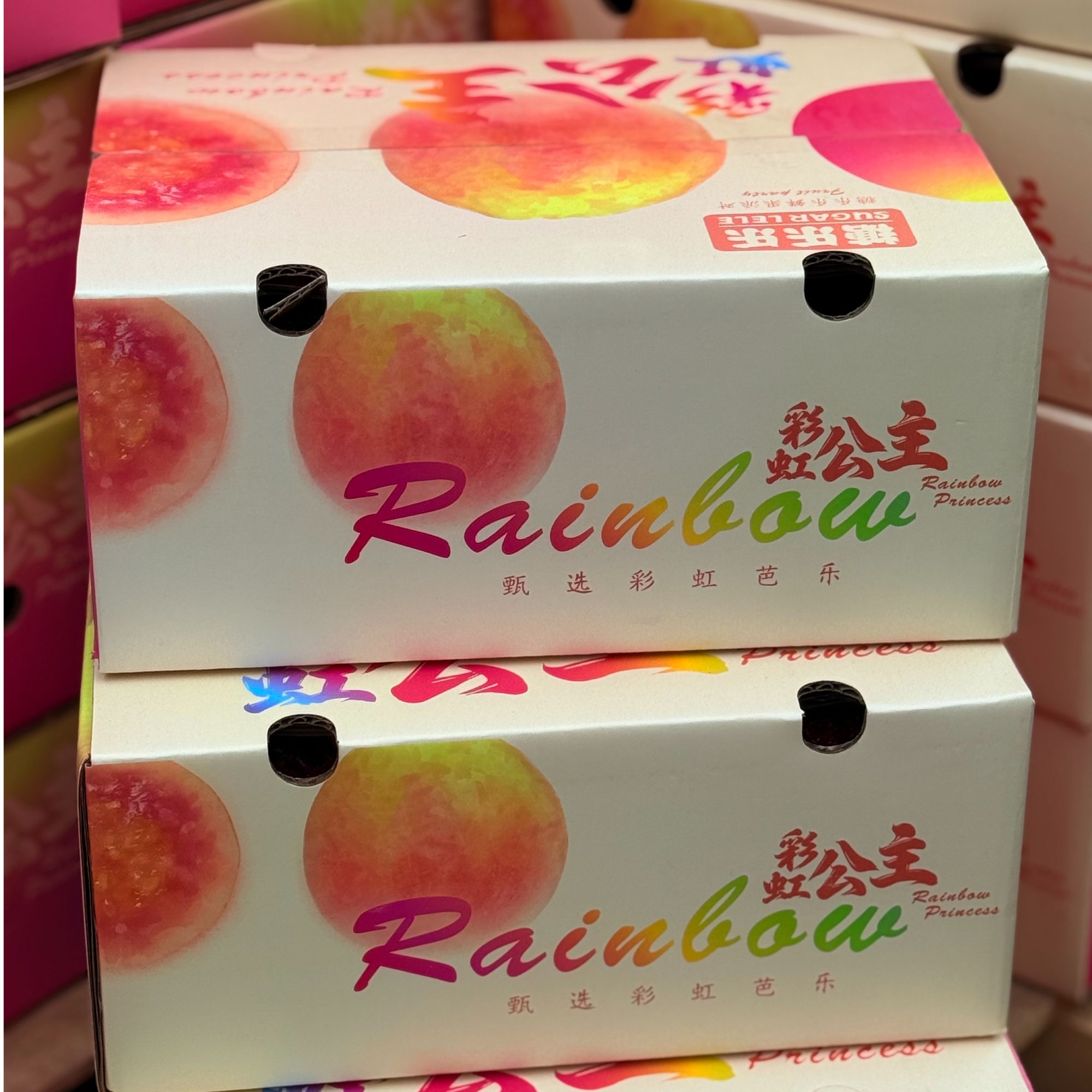 【彩虹公主-红心芭乐】毛重3斤左右 香軟甜 树熟芭乐 发河南